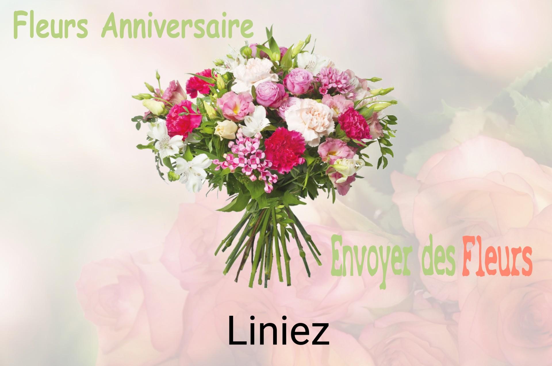 Bouquet de fleurs d’anniversaire livré à Liniez